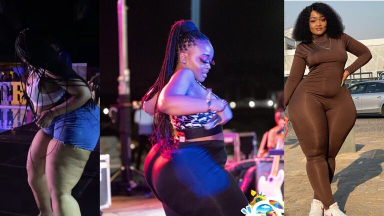 South African Singer, Segos Pumpkin Causes Confusion At Pool Party With Her Huge Backside