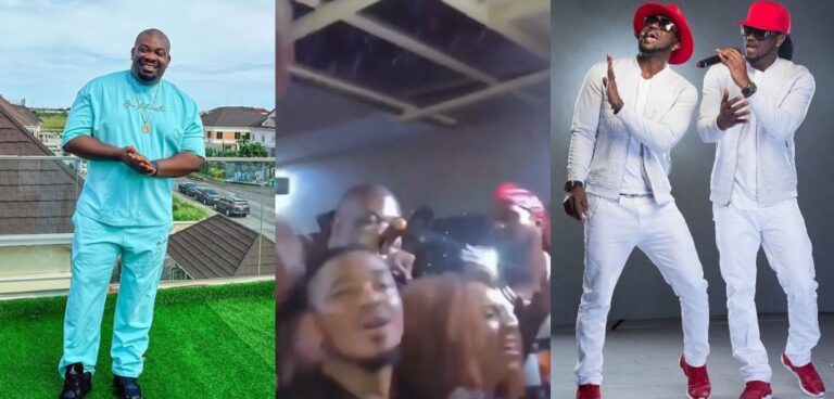 Watch Don Jazzy’s Energetic Performance At The Birthday Party Of Psquare Brothers Peter And Paul Okoye