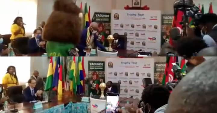 AFCON Trophy Arrives In Host Nation Cameroon After Tour (Video)