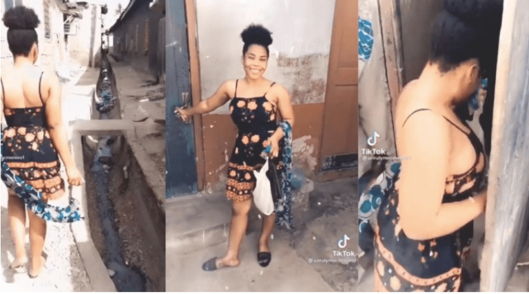 Beautiful Lady Dating A Ghetto Guy Living In Dirty Room Causes Stir (Video)