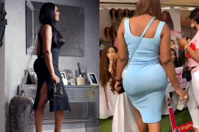 Looks Like Tubers Of Yam – Netizens Express Disappointment In Sandra Ankobiah After Seeing Her Enhanced Backside (Video)