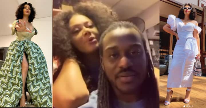 Nadia Buari Shares Latest Videos Playing With Her Handsome Brother To Mark His Birthday