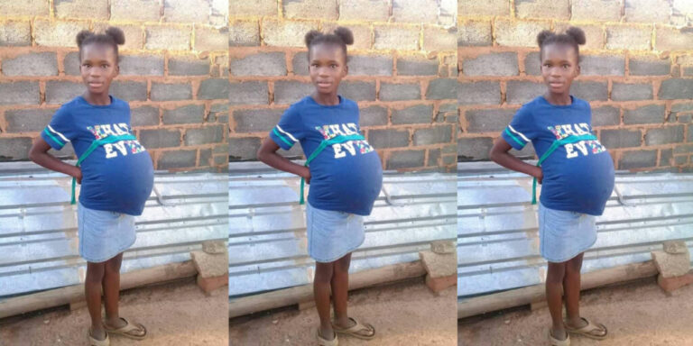 The World Coming To An End? Photo Of 10-Year-Old Girl Heavily Pregnant Causes Stir Online