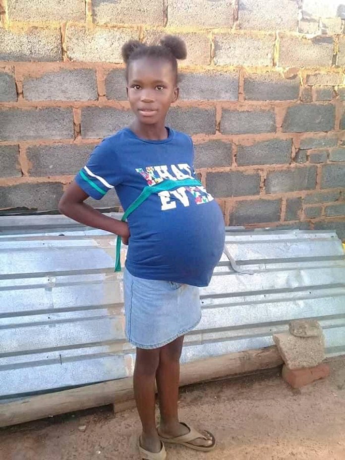 Photo Of 10-Year-Old Girl Heavily Pregnant