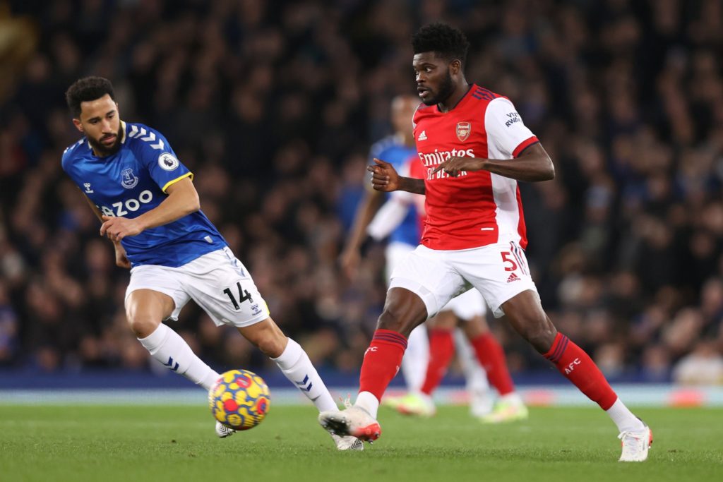 Ghana Star Thomas Partey Struggles In Arsenal Defeat Against Everton