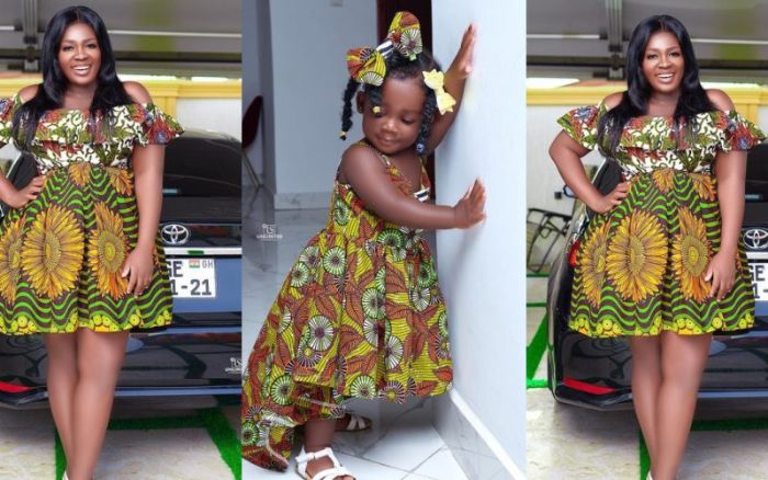 Fans Troll Tracey Boakye After Editing Photos Of Her Daughter To Look More Beautiful Than She Is