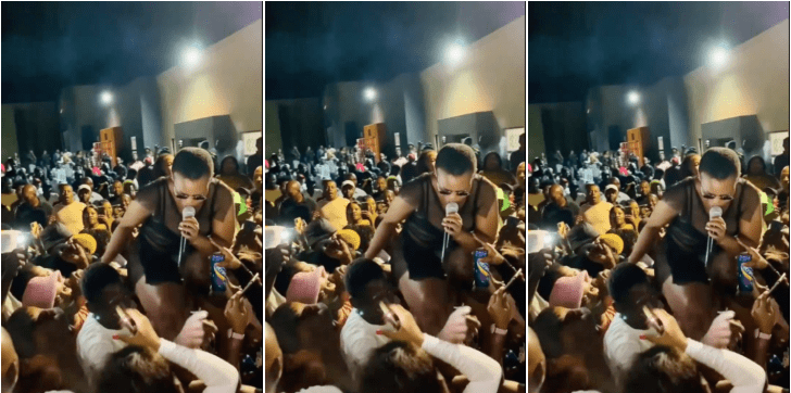 Zodwa Wabantu Gives Male Fans Blue Balls As They Carry Her Pa.ntless (Video)