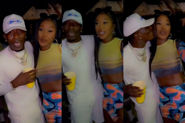 Efia Odo Finally Hangs Out With Shatta Wale After Going Apart For Months (Video)