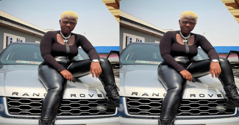 TikToker, Asantewaa Flaunts A Brand New Range Rover, Leaves Fans Wondering