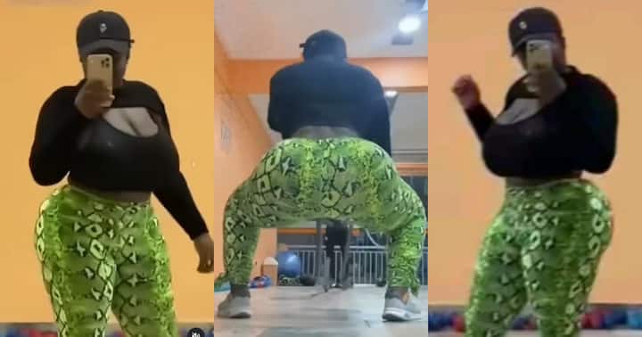 Kumawood Actress Maame Serwaa Drops First 2022 Video Training In Gym To Maintain Her Impressive Stature