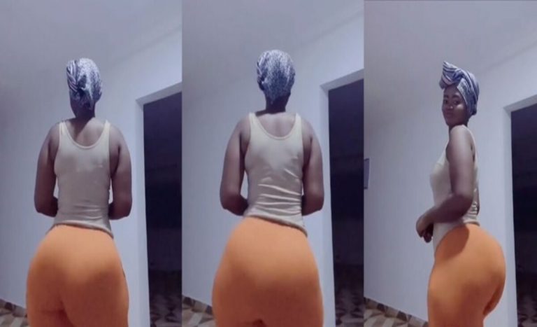 Video: Young Lady Officially Dethrones Hajia Bintu As She Shakes Her Big Bortos To Excite Sekx-Starved Men