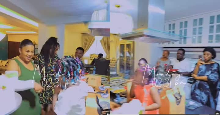 Videos Of Nana Ama McBrown’s Large Kitchen Like Shopping Mall Pops Up As She Celebrates Daughter’s Birthday