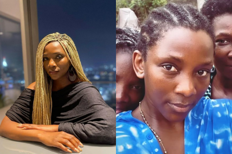Reactions As Rare Photo Of Nollywood Star Genevieve Nnaji And Her Two Sisters Flaunting Their Grey Hair Hit The Net
