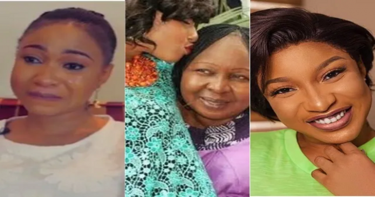 Tonto Dikeh In Tears As She Loses Stepmom; Fans Sympathises With The Actress