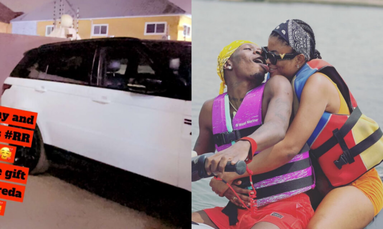 Shatta Wale Fulfils Promise; Buys A New Range Rover For His New Girlfriend, Elfreda