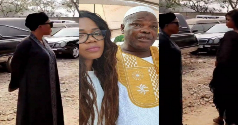 Video Of Mzbel And Family Mourning Her Father As They Bury Him Today