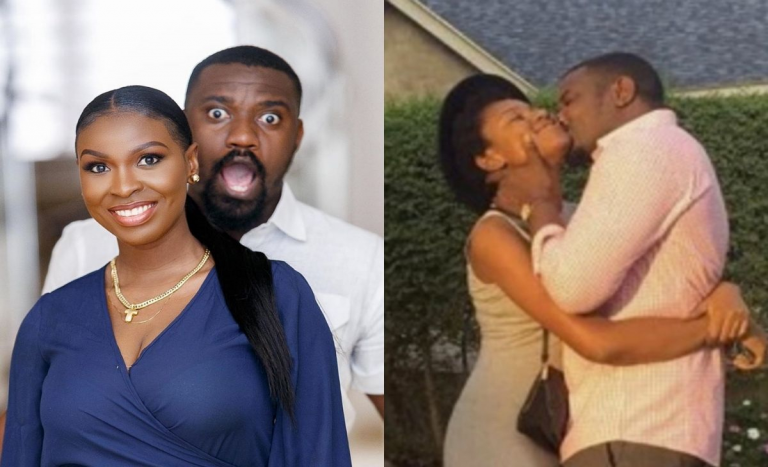 Wifey Go Vex – Reactions As John Dumelo Reacts To Throwback Photo Yvonne Nelson Shared Of Them Getting Cozy