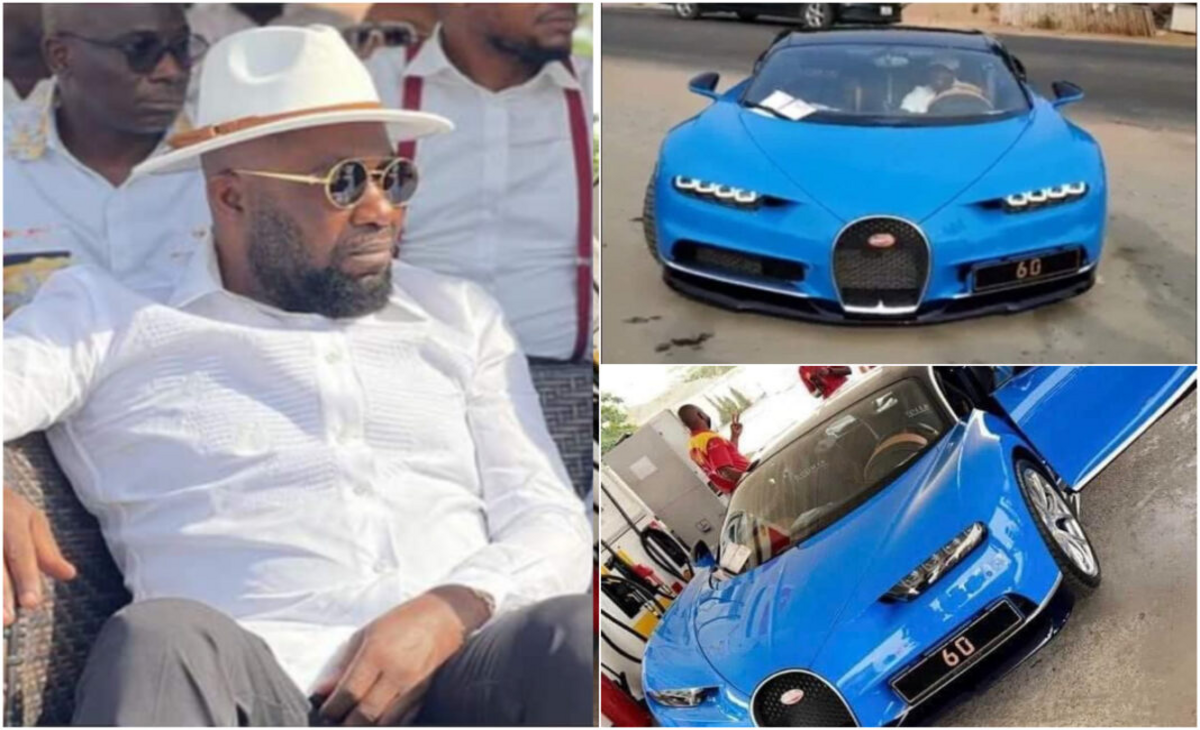 Osei Kwame Despite Buys Brand New Bugatti Chiron Worth $3m As 60th Birthday Gift