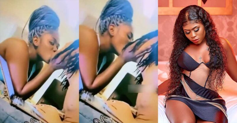 Bedroom Video Of Yaa Jackson Having Intimate Session With Her Boyfriend Pops Up