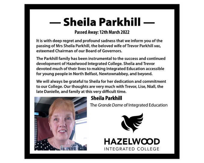Sheila Parkhill death