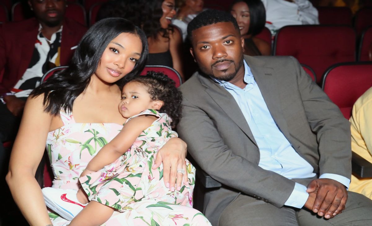Ray J and wife Princess Love and their daughter