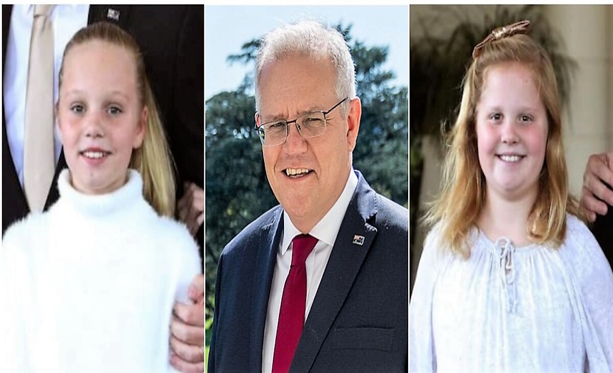 Scott Morrison and Daughters