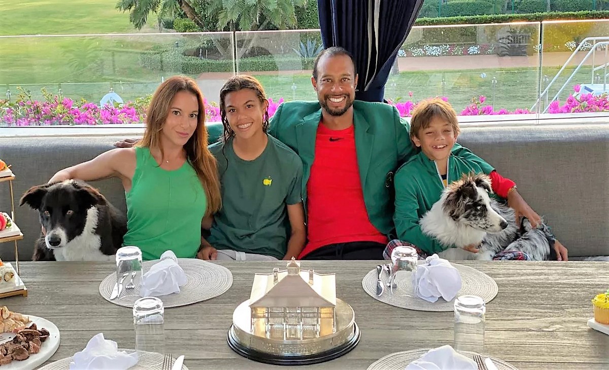Tiger Woods and Children