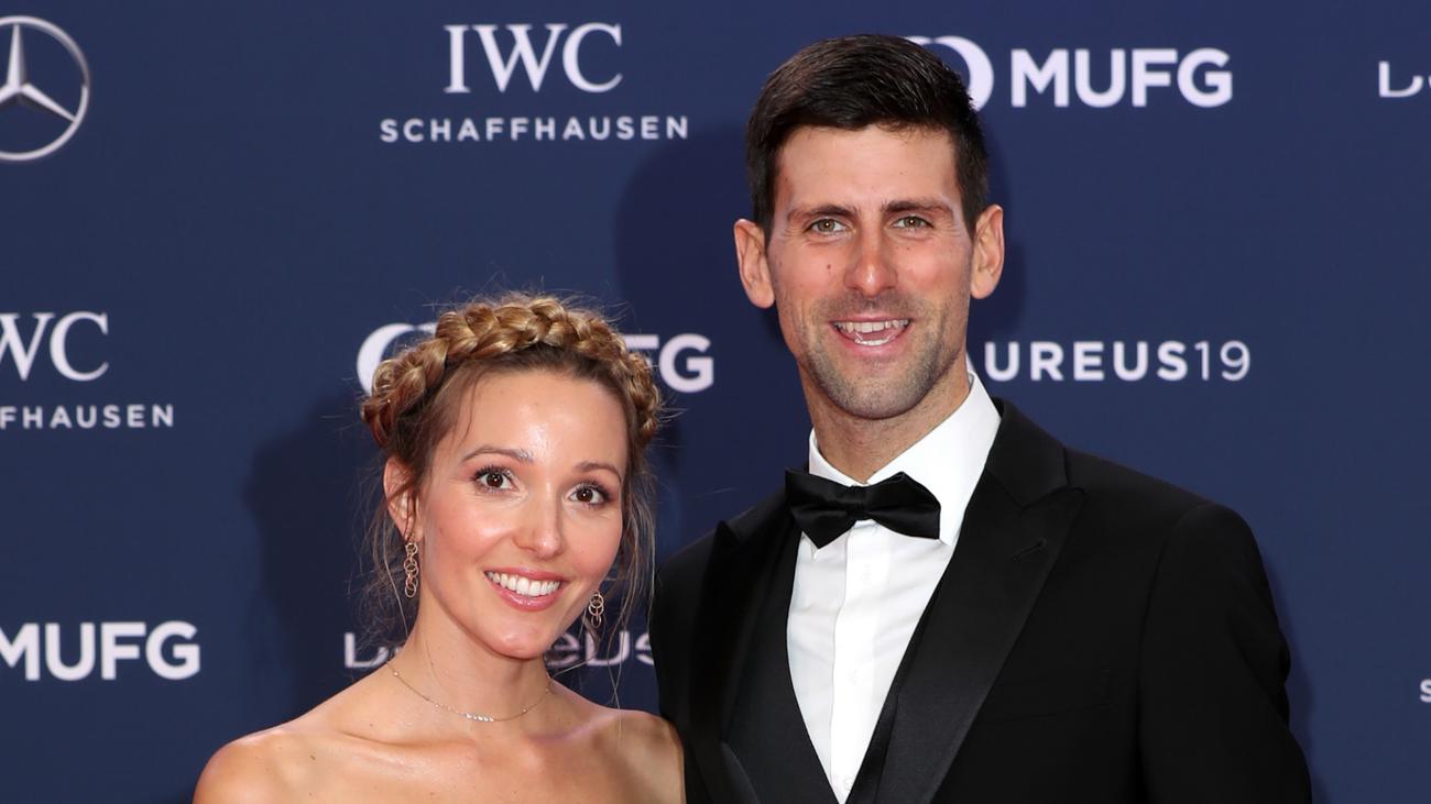Jelena and Novak Djokovic