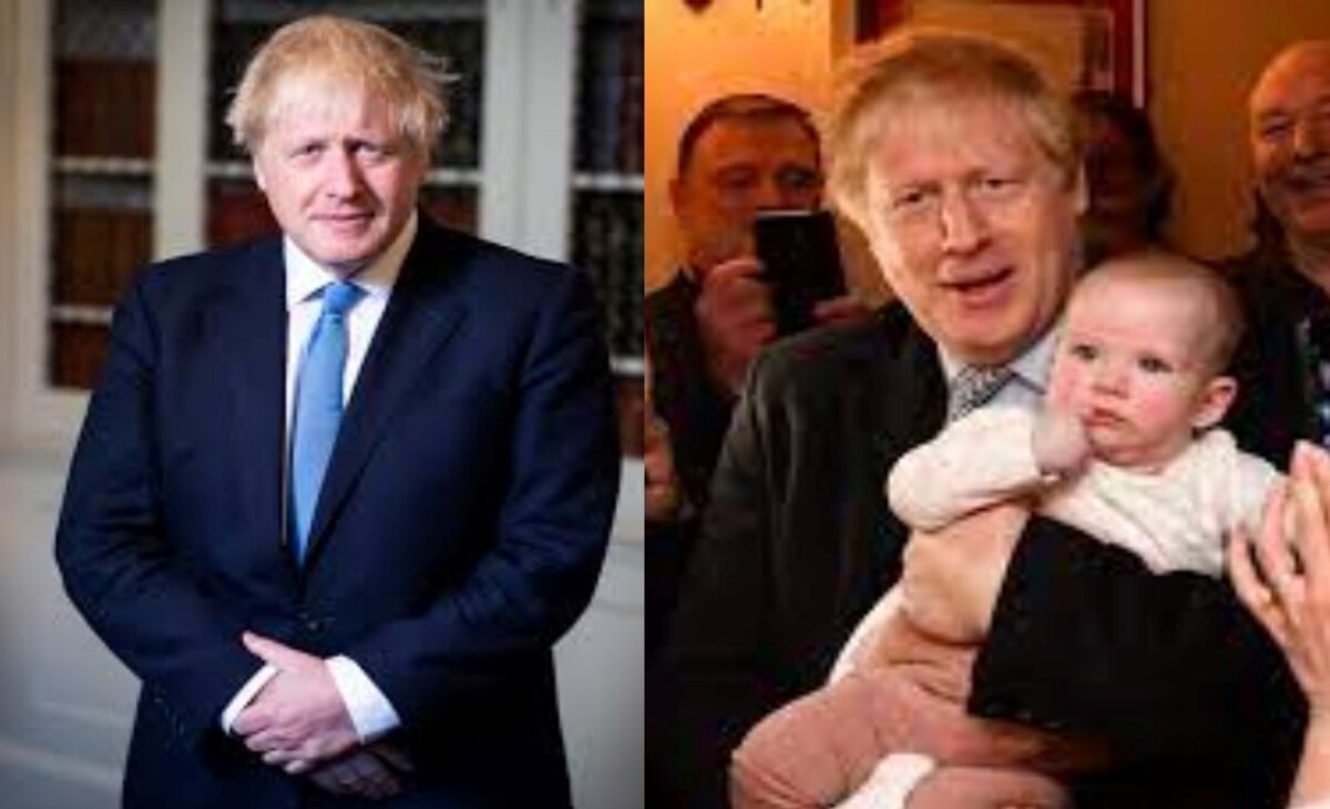 Boris Johnson and Son Wilfred