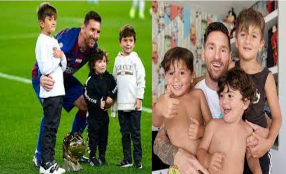 Lionel Messi and Children