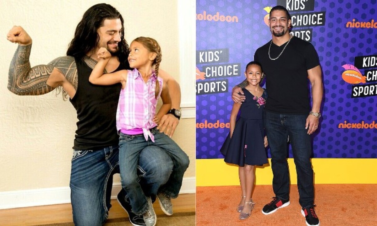 Roman Reigns and Daughter