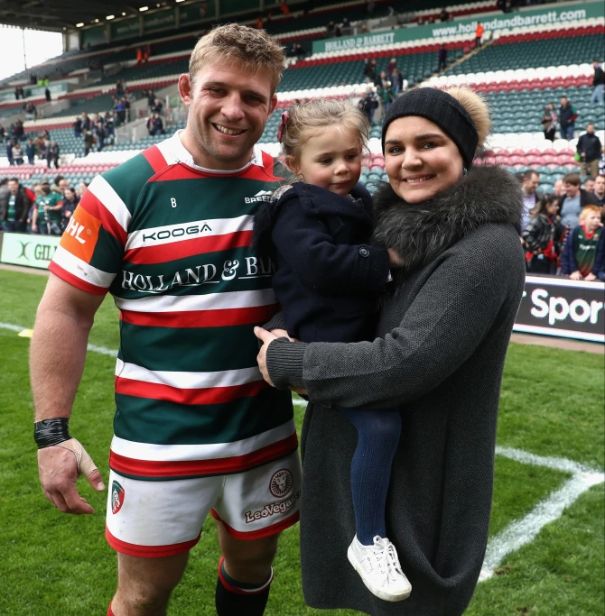 Tom Youngs and wife Tiffany Youngs and daughter Maisie Youngs