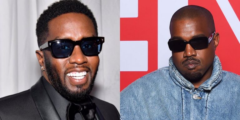 Kanye West Makes Surprise Appearance At Bet Awards To Honour Diddy With His Face Completely Hidden