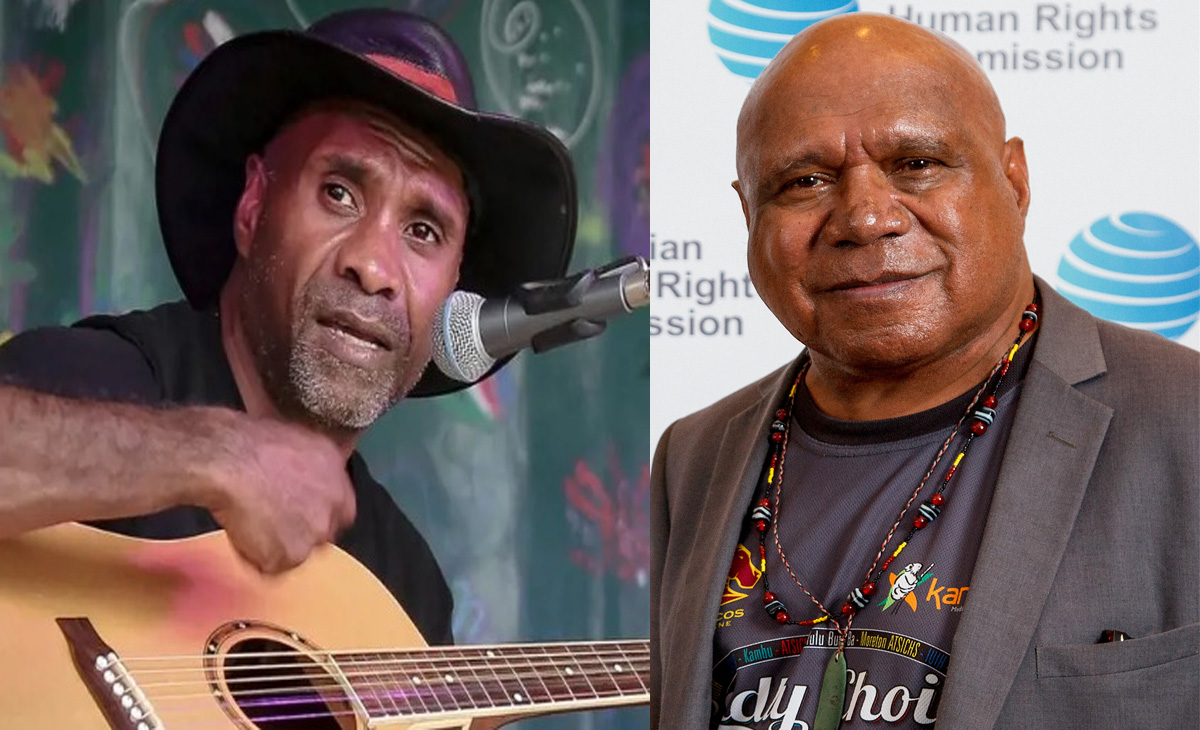 Archie Roach and Amos Roach