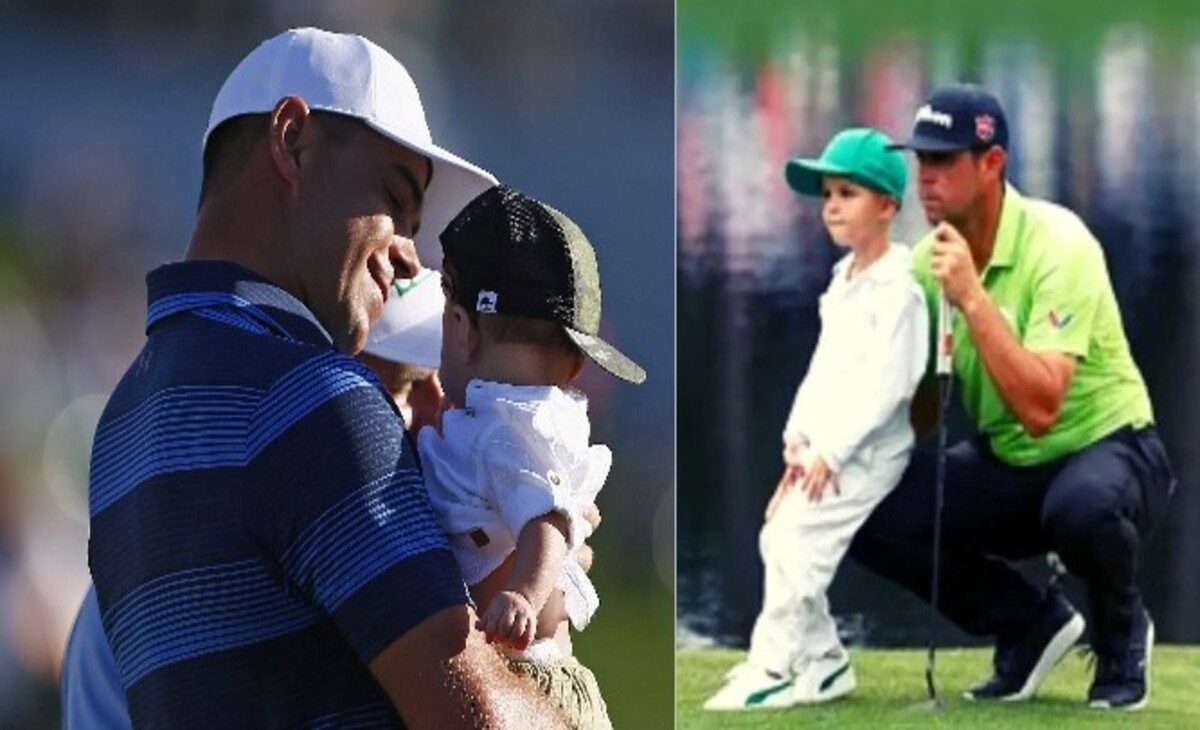 Gary Woodland and Son