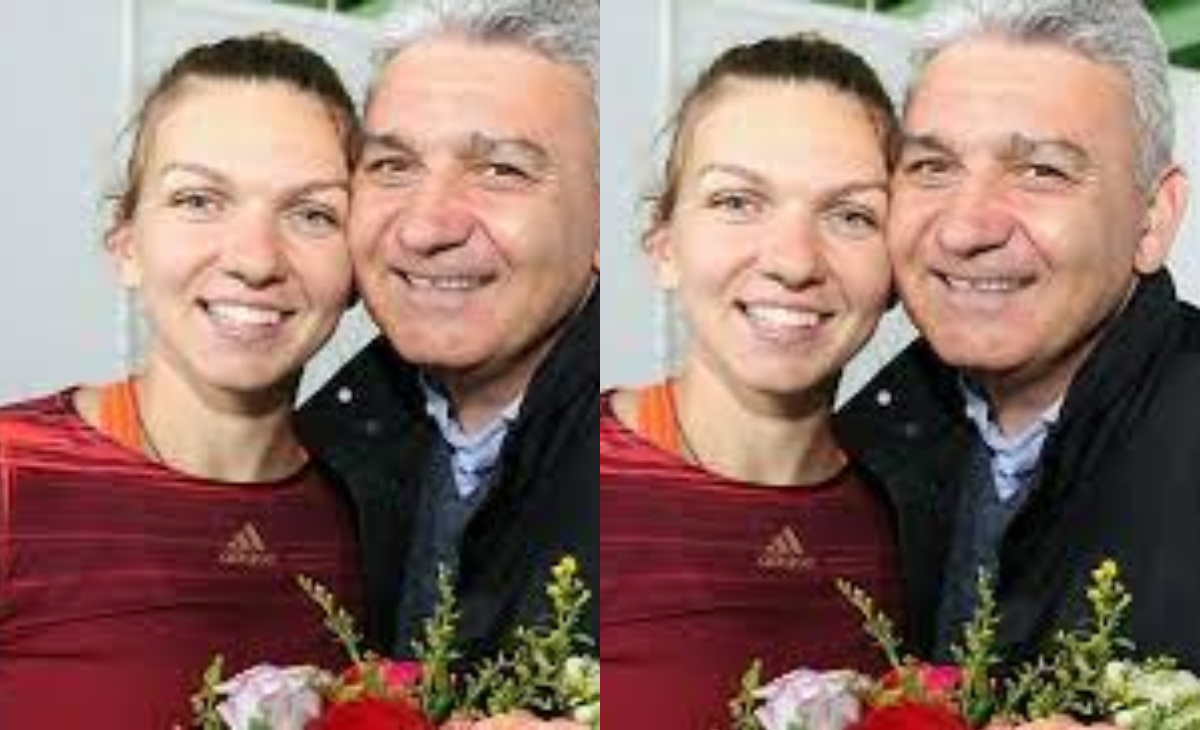 Simona Halep and father Stere Halep