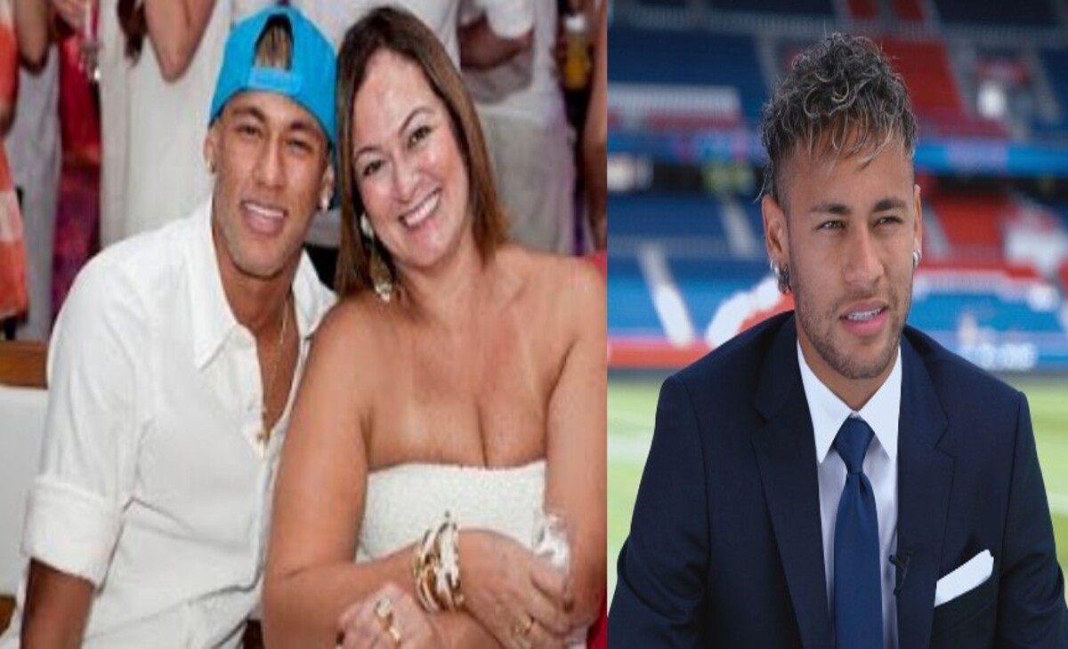 Neymar and Mother
