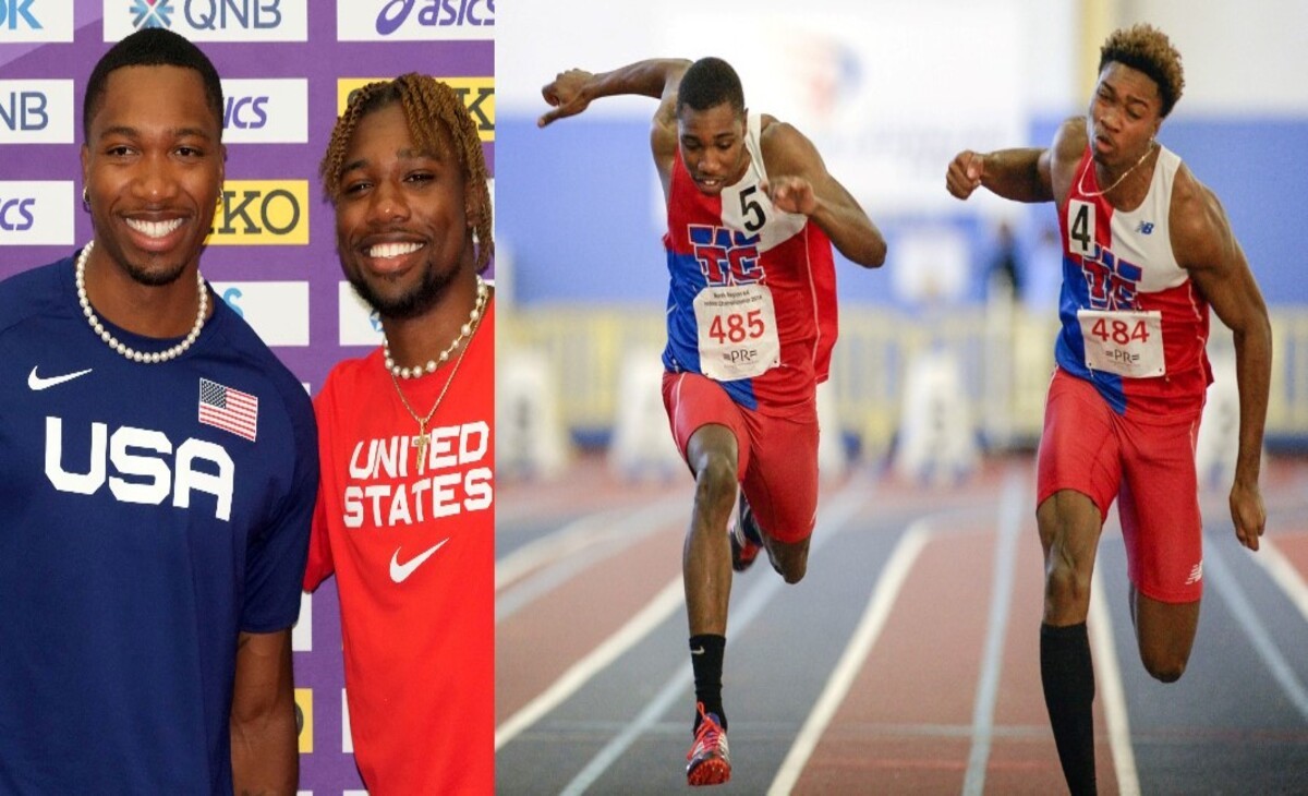 Noah Lyles and Brother