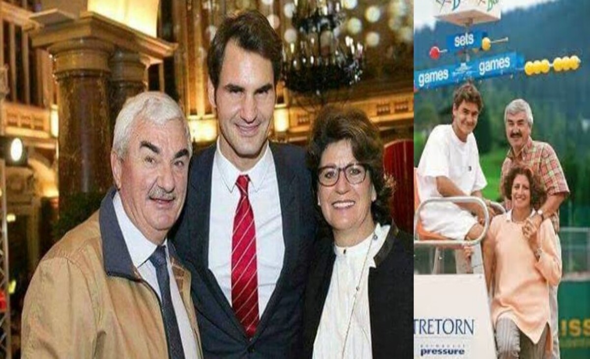 Roger Federer and Parents
