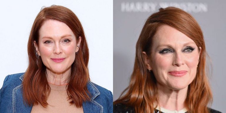 Julianne Moore, 61, Goes Casual Chic In Patterned Blouse And Jeans As She Celebrates 20th Anniversary Of Far From Heaven