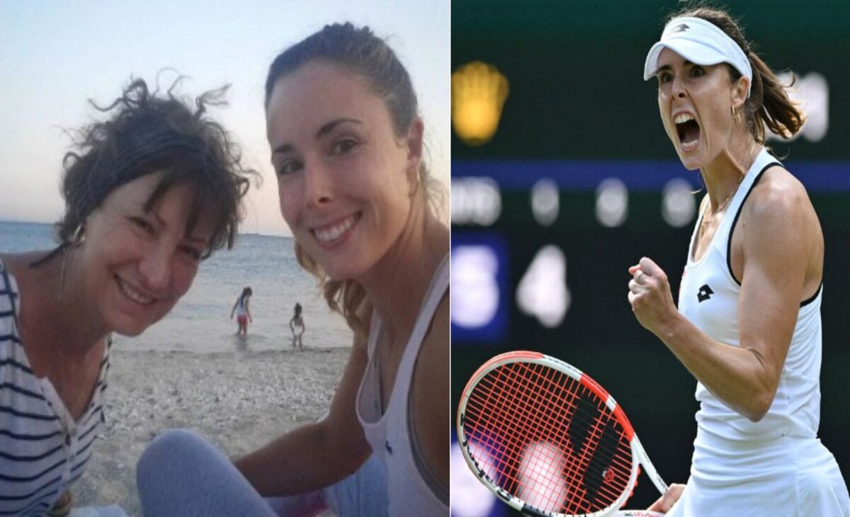 Alize Cornet and Mother