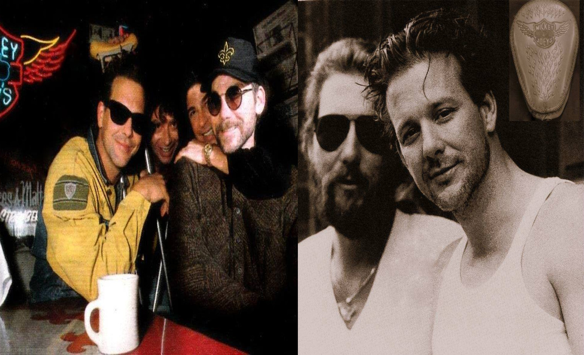 Mickey Rourke and Joey Rourke