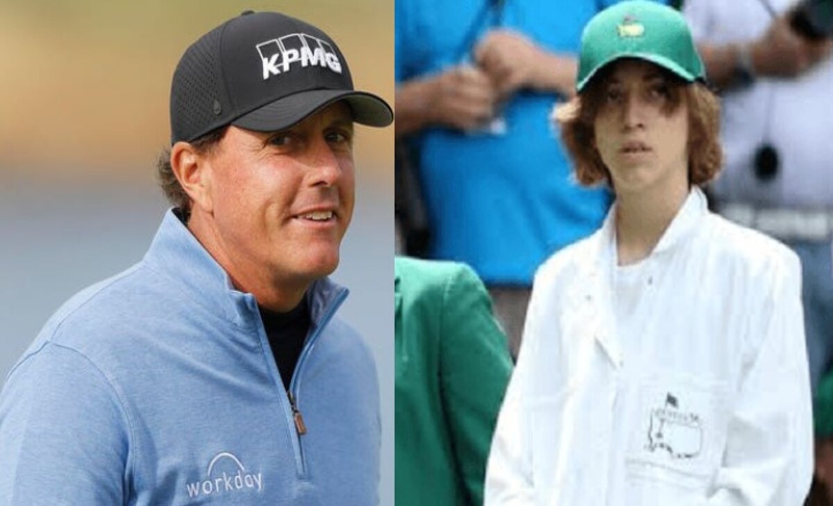 Phil Mickelson and Evan Mickelson