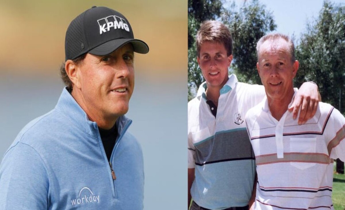 Phil Mickelson and Father