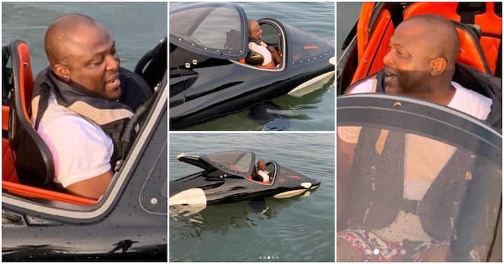 Millionaire Ibrahim Mahama Shows Off Rich Lifestyle in a Luxury Seabreacher