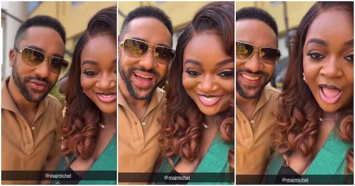 I Want To Have Babies With You – Majid Michel Jokingly Tells Jackie Appiah (Video)