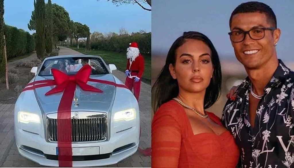 Cristiano Ronaldos Girlfriend Georgina Rodriguez Ts Him £250000 Rolls Royce For Christmas 