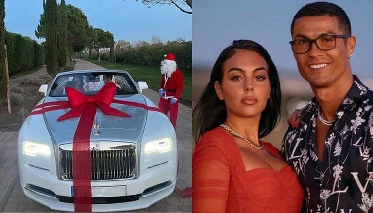 Cristiano Ronaldo’s Girlfriend Georgina Rodriguez Gifts Him £250,000 Rolls Royce For Christmas