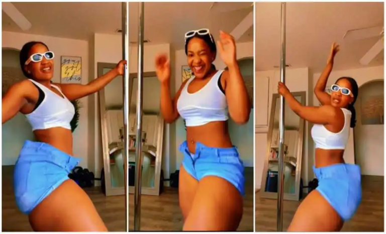 Sherlyne Anyango Causes Stir Online With Pool Dance Moves