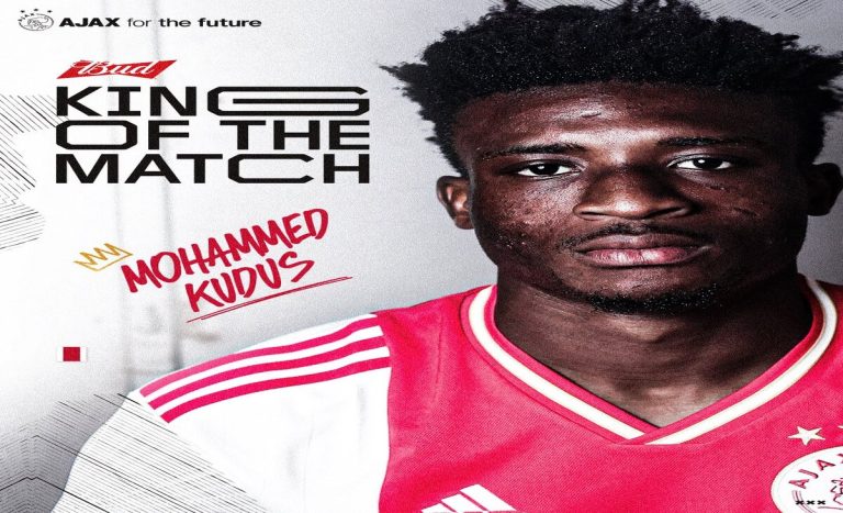 Mohammed Kudus Named ‘King of the Match’ After Helping Ajax To Beat Excelsior